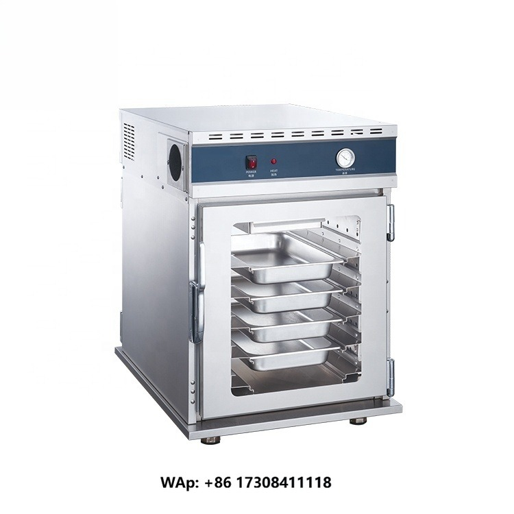 Commercial Kitchen Equipment - Kabinet Pemanas Makanan Listrik dengan Roda
