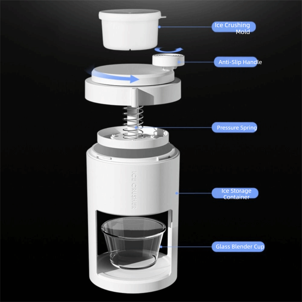 Slushy Machine - Mesin Es Serut Manual dengan Engkol