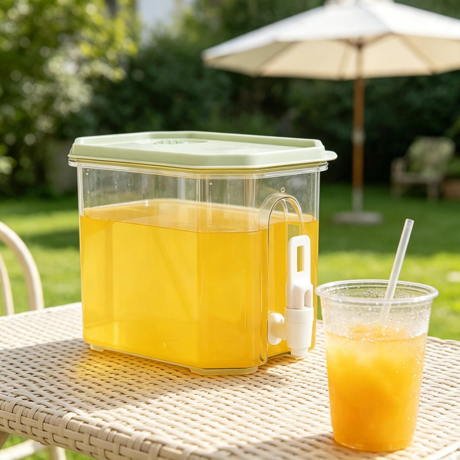 Dispenser Minuman Kaca 3.5L, B - Cold Drink Dispenser ulasan dan harga