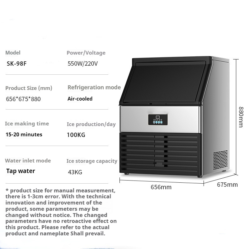Mesin Pembuat Es Batu Stainles - Commercial Ice Maker ulasan dan harga