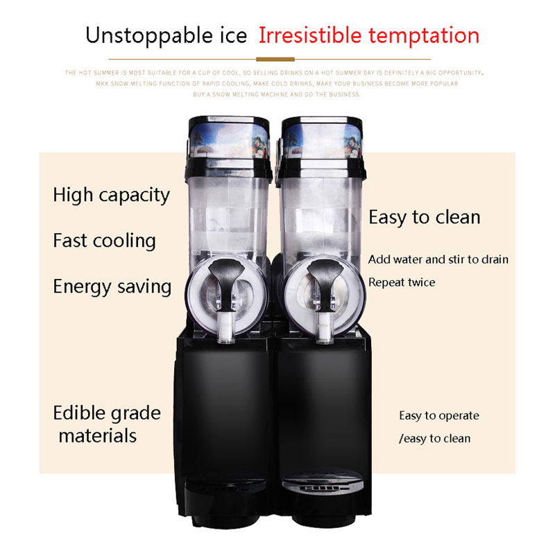 Mesin Slushy Tangki Ganda Disp - Slushy Machine ulasan dan harga