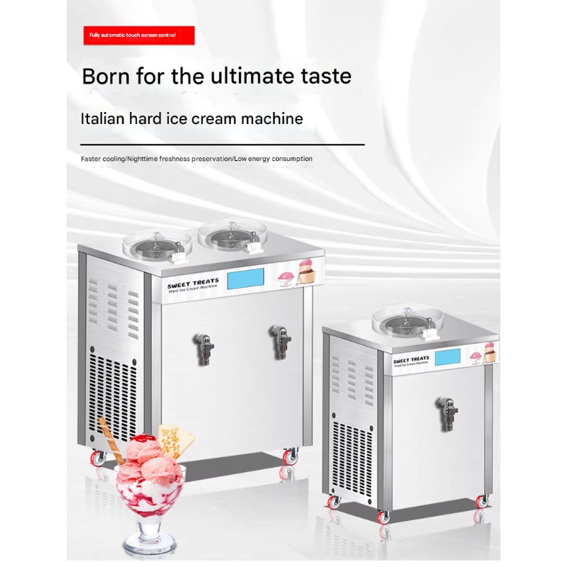 Mesin Gelato Meja Otomatis Kom - Commercial Ice Maker ulasan dan harga
