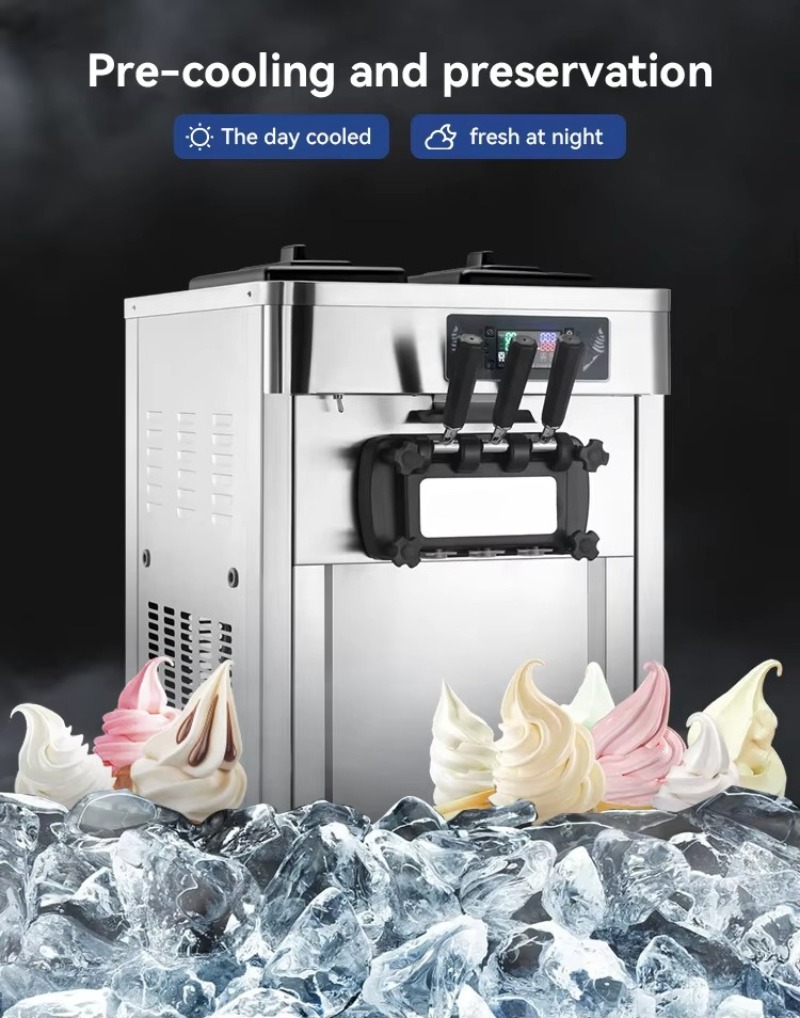 Mesin Pembuat Es Krim Otomatis - Commercial Ice Maker ulasan dan harga