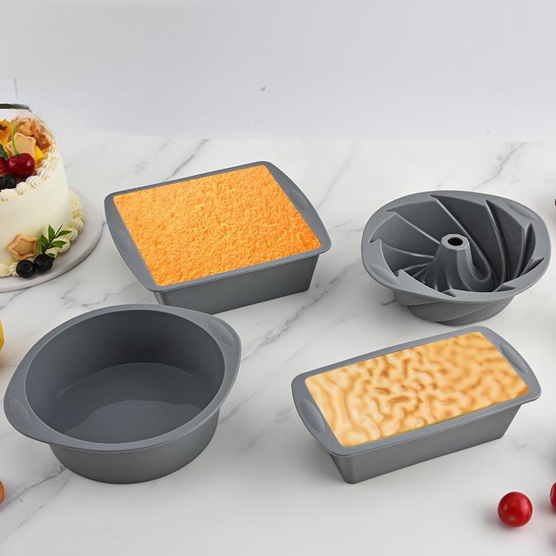 Cetakan Kue Kotak Silikon 4 Ba - Commercial Kitchen Pans ulasan dan harga
