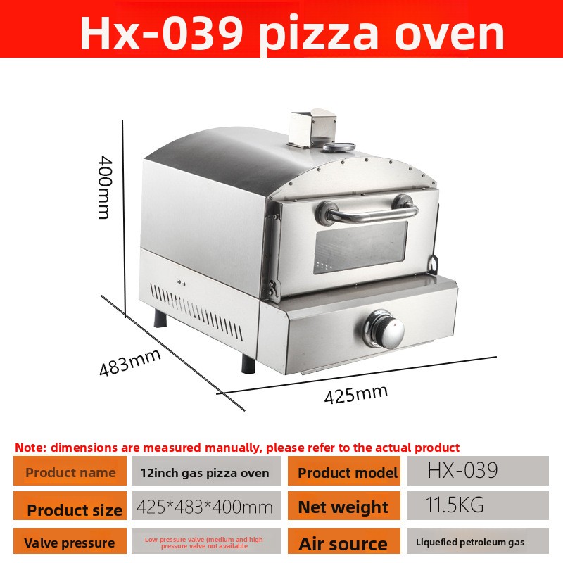 Oven Pizza Gas Portabel Stainl - Commercial Kitchen Oven ulasan dan harga