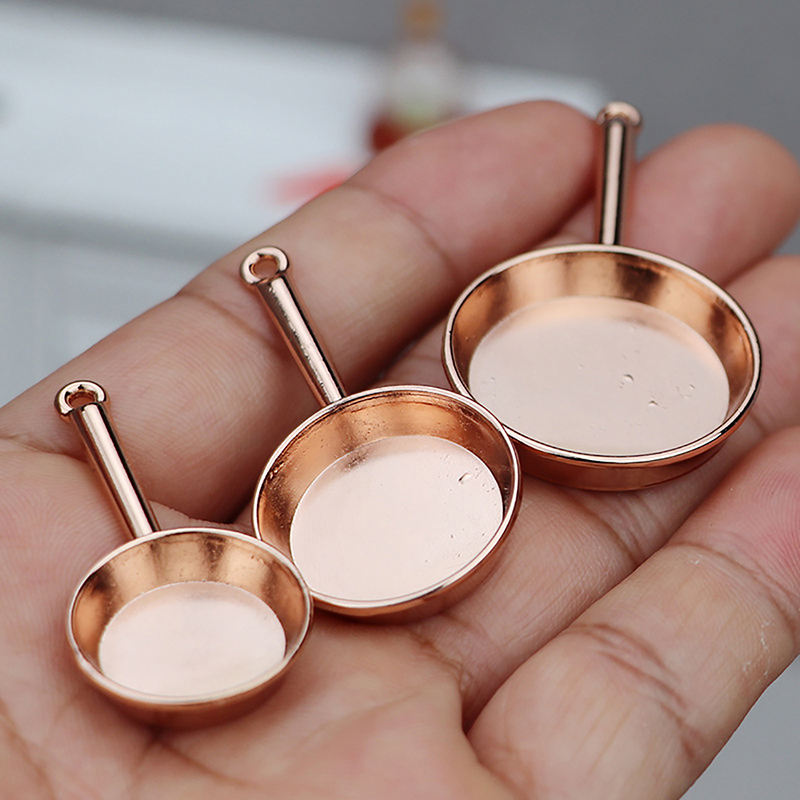 Diskon Besar.1Set 1/12 Miniatu - Commercial Kitchen Pans ulasan dan harga