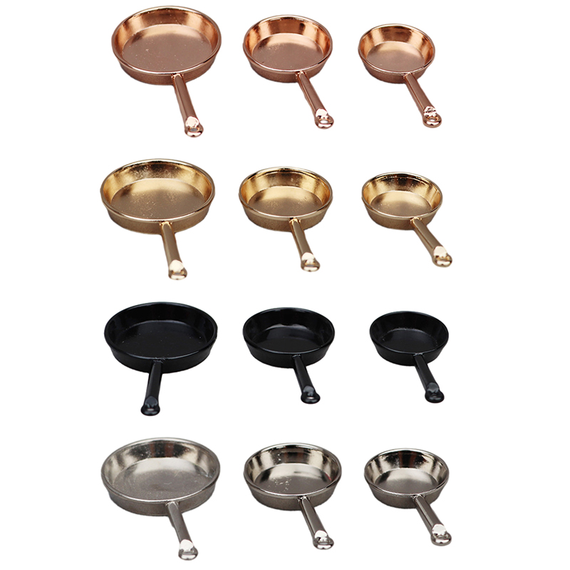 Diskon Besar.1Set 1/12 Miniatu - Commercial Kitchen Pans ulasan dan harga