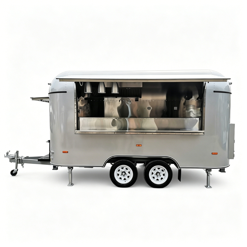 Gerobak Dapur Mobile dari Baja - Commercial Kitchen Layout Design ulasan dan harga