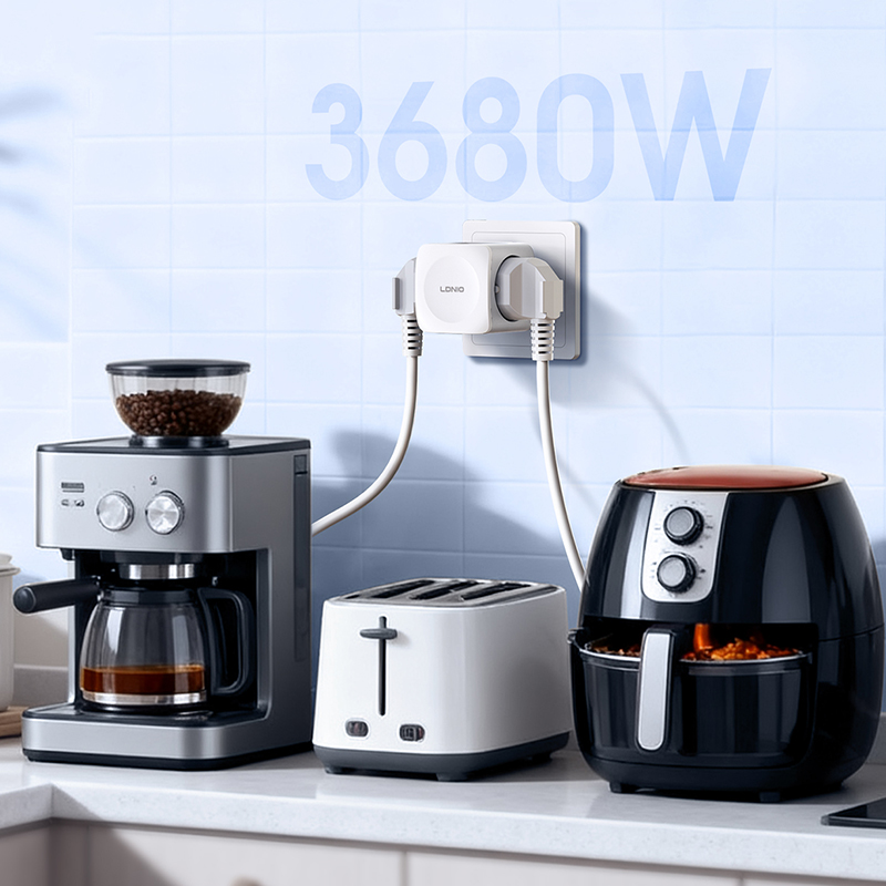 LDNIO 4 Stopkontak Listrik Mod - Commercial Kitchen In Residential Home ulasan dan harga