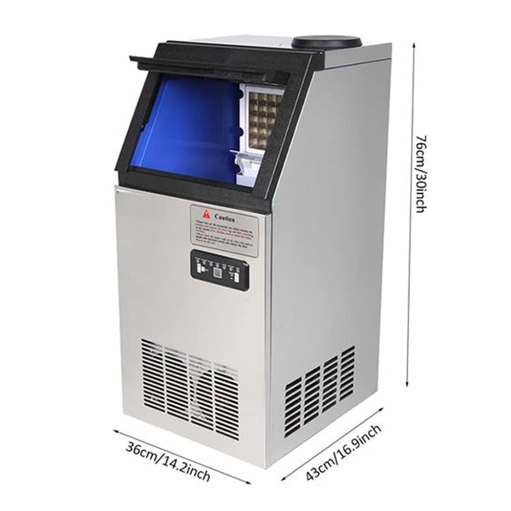 Mesin Pembuat Es Komersial 110 - Commercial Ice Maker ulasan dan harga