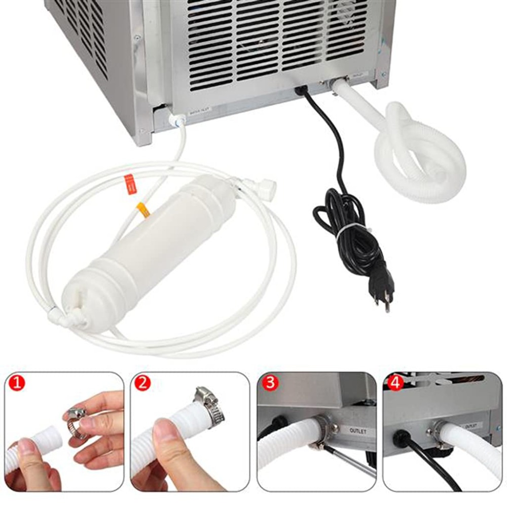 Mesin Pembuat Es Komersial 110 - Commercial Ice Maker ulasan dan harga
