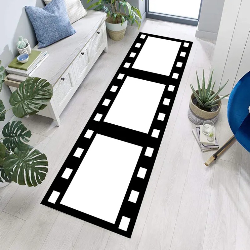 Karpet Motif Garis Hitam Putih - Commercial Kitchen Mats ulasan dan harga