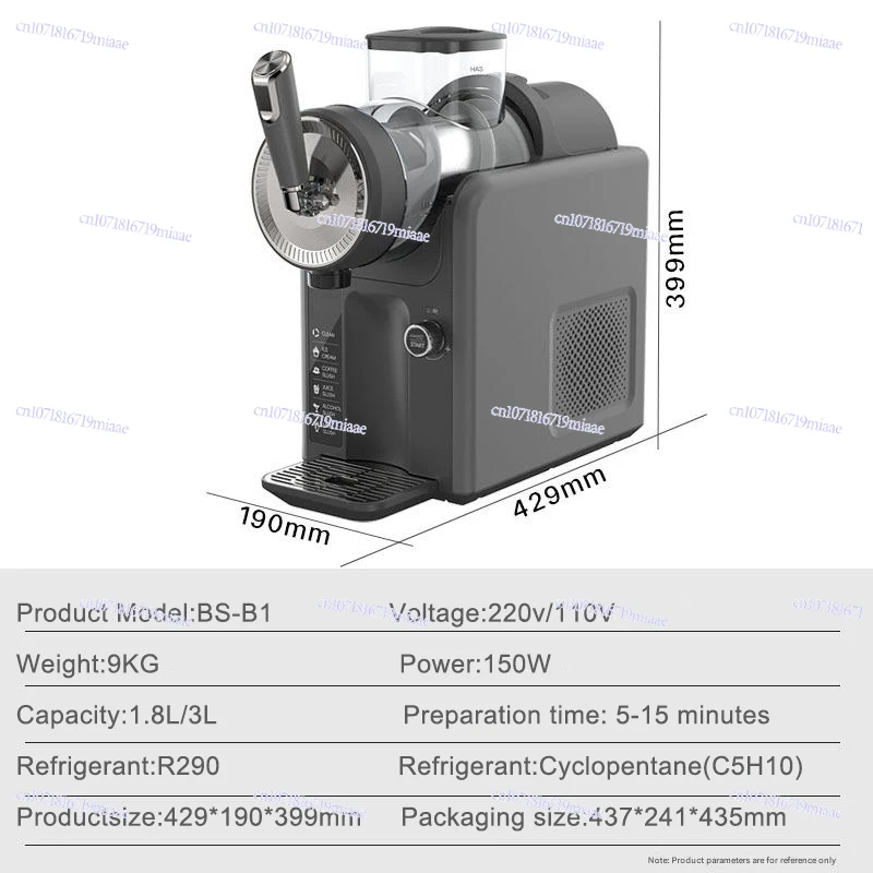 Mesin Slushie Portabel 185W Pe - Slushy Machine ulasan dan harga