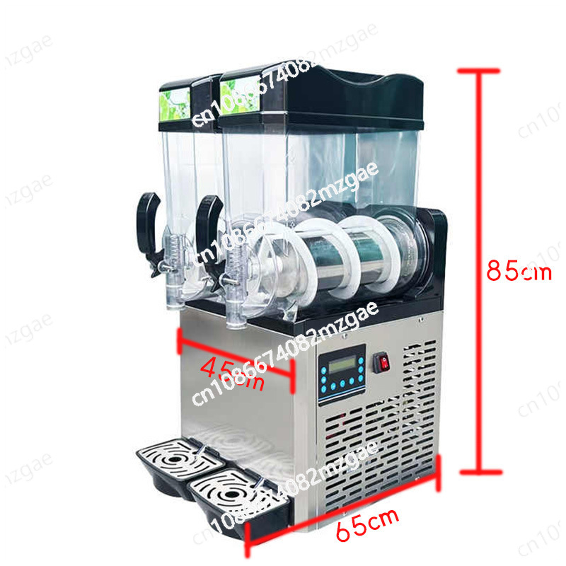 Mesin Smoothie 2 Tangki 15L Pe - Slushy Machine ulasan dan harga